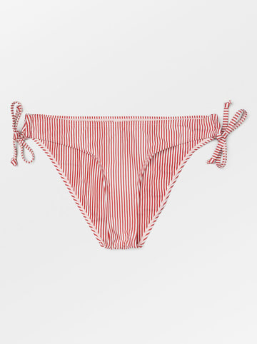 Becksöndergaard Bikini-Hose "Striba" in Rot/ Weiß