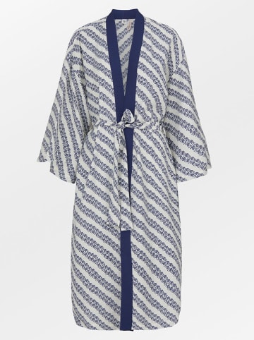 Becksöndergaard Kimono "Bardot" w kolorze granatowo-kremowym