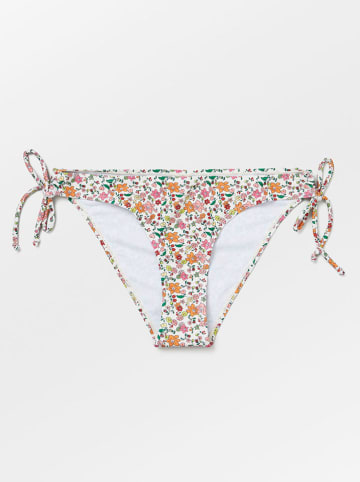 Becksöndergaard Figi bikini "Anemona" w kolorze białym ze wzorem
