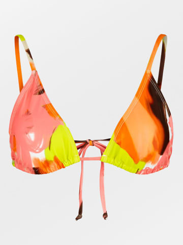 Becksöndergaard Biustonosz bikini "Maple Bella" w kolorze pomarańczowo-jasnoróżowym