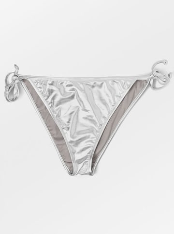 Becksöndergaard Bikini-Hose "Shiny" in Silber