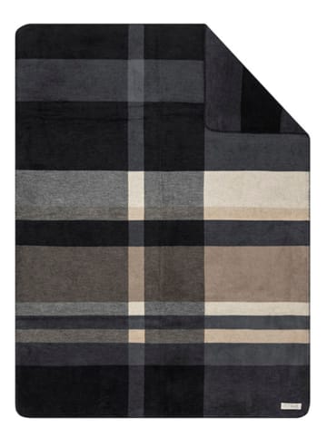 Ibena Jacquard deken "s.Oliver" grijs/beige