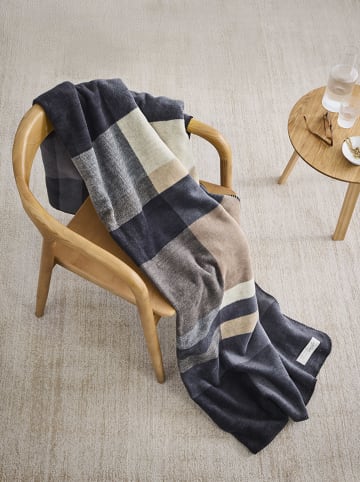 Ibena Jacquard deken "s.Oliver" grijs/beige