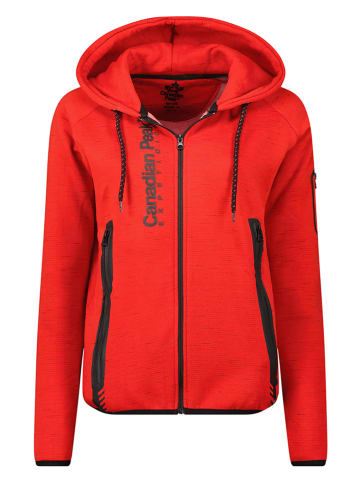 Canadian Peak Sweatjacke "Getinceleak" in Rot