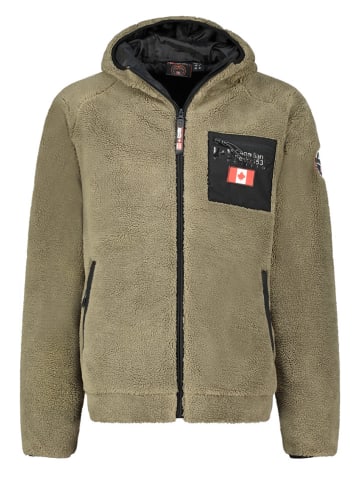 Canadian Peak Fleece jas "Udeafeak" kaki