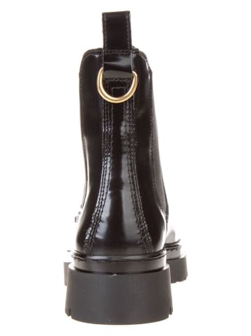 Gant Leder-Chelsea-Boots "Aligrey" in Schwarz