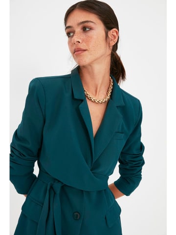 trendyol Blazer petrol