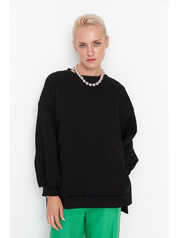 trendyol Sweatshirt in Schwarz