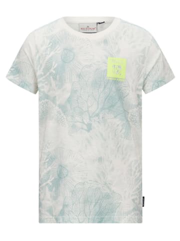 Retour Shirt "Max" in Weiß/ Hellblau