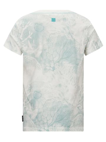 Retour Shirt "Max" wit/lichtblauw