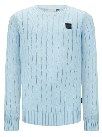 Retour Pullover "Flynn" in Hellblau