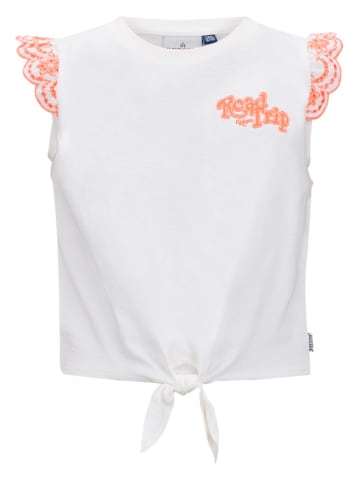 Retour Shirt "Mila" in Weiß/ Orange