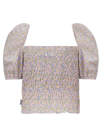 Retour Shirt "Amaris" in Lila/ Gelb/ Grün