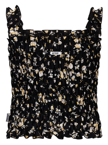 Retour Top "Jolie" in Schwarz/ Gelb/ Weiß