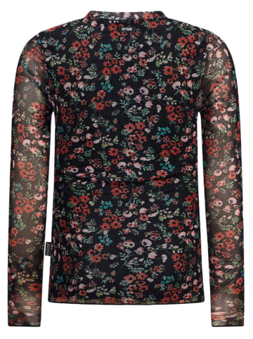 Retour Longsleeve "Mendy" in Schwarz/ Rot/ Grün