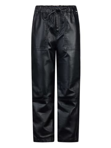 Retour Kunstlederhose "Heike" in Schwarz