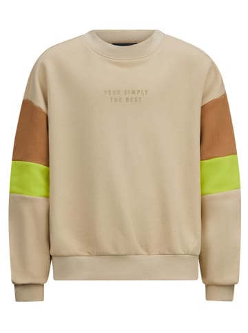 Retour Sweatshirt "Brascha" beige/groen/lichtbruin