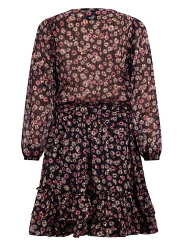 Retour Kleid "Ginny" in Schwarz/ Rosa/ Gelb
