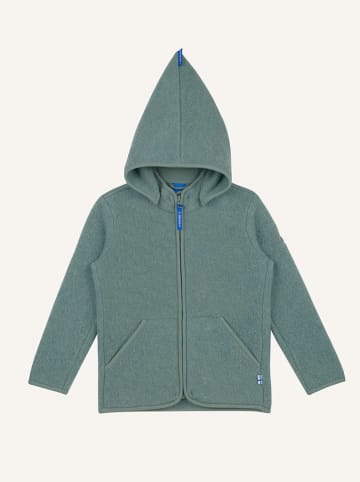finkid Wollen fleece vest "Luonto" groen