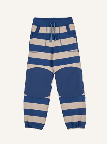 finkid Sweathose "Lautta" in Beige/ Dunkelblau