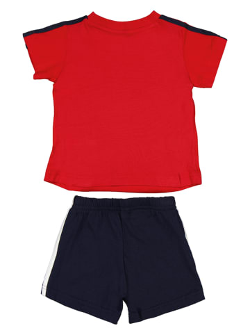 adidas 2tlg. Outfit in Rot/ Schwarz