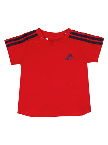 adidas 2-delige outfit rood/zwart