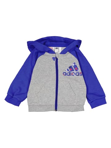 adidas Trainingpak blauw/grijs