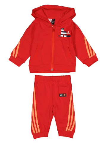 adidas Trainingsanzug in Rot