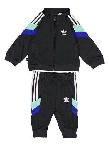 adidas Trainingsanzug in Schwarz