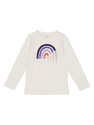 Fred´s World by GREEN COTTON Longsleeve "Heart" in Weiß