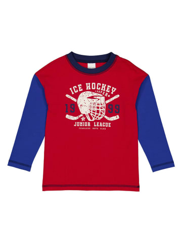Fred´s World by GREEN COTTON Koszulka "Ice hockey" w kolorze czerwono-niebieskim