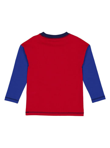 Fred´s World by GREEN COTTON Longsleeve "Ice hockey" in Rot/ Blau