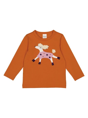 Fred´s World by GREEN COTTON Longsleeve "Hello poodle" in Orange