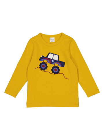 Fred´s World by GREEN COTTON Koszulka "Hello monstertruck" w kolorze żółtym