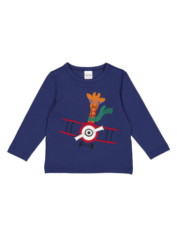 Fred´s World by GREEN COTTON Longsleeve "Hello flying giraffe" in Dunkelblau