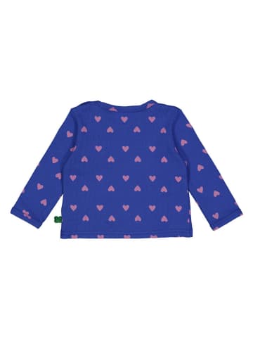 Fred´s World by GREEN COTTON Koszulka "Heart" w kolorze niebieskim