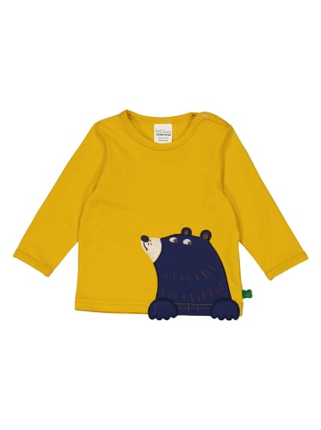 Fred´s World by GREEN COTTON Longsleeve "Bear" in Gelb