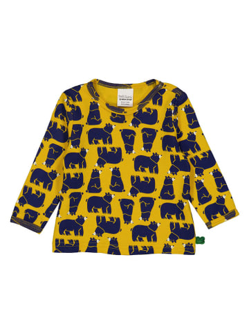 Fred´s World by GREEN COTTON Longsleeve "Bear" in Gelb
