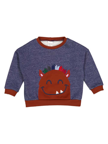 Fred´s World by GREEN COTTON Sweatshirt "Hello monster" in Dunkelblau