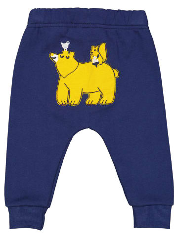 Fred´s World by GREEN COTTON Sweathose "Bear" in Dunkelblau
