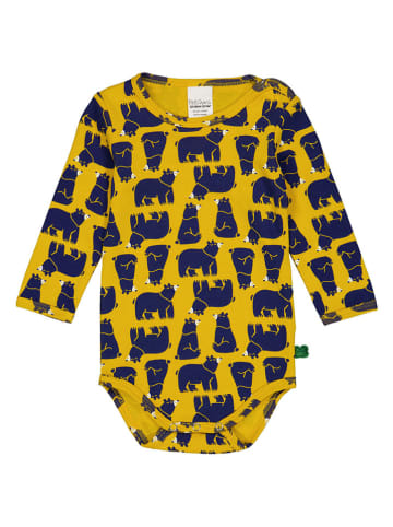 Fred´s World by GREEN COTTON Body "Bear" w kolorze żółtym