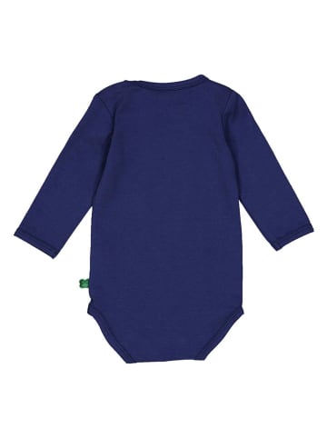 Fred´s World by GREEN COTTON 3er-Set: Bodys "Alfa" in Dunkelblau/ Blau/ Orange