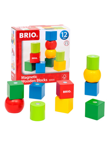 Brio Magnetyczne drewniane klocki - 12 m+