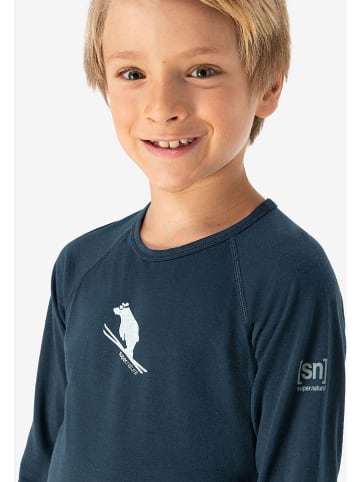 super.natural Funktionsshirt "Flear 175" in Dunkelblau