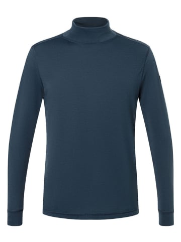 super.natural Functioneel shirt "Skiing Roll Neck" donkerblauw