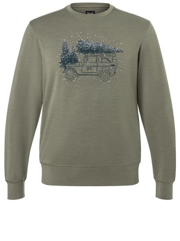 super.natural Sweatshirt "Lantree Crew" in Khaki