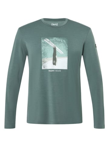 super.natural Functioneel shirt "Header Brush" groen