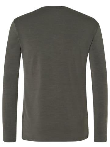 super.natural Funktionsshirt "Lets Shoe Brush" in Khaki