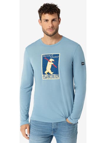 super.natural Funktionsshirt "Skiatore" in Hellblau