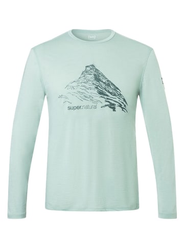 super.natural Functioneel shirt "Mountain Rise" turquoise